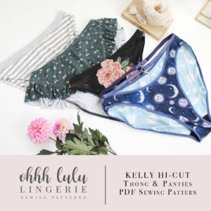 Kelly Hi-Cut Panties PDF Sewing Pattern