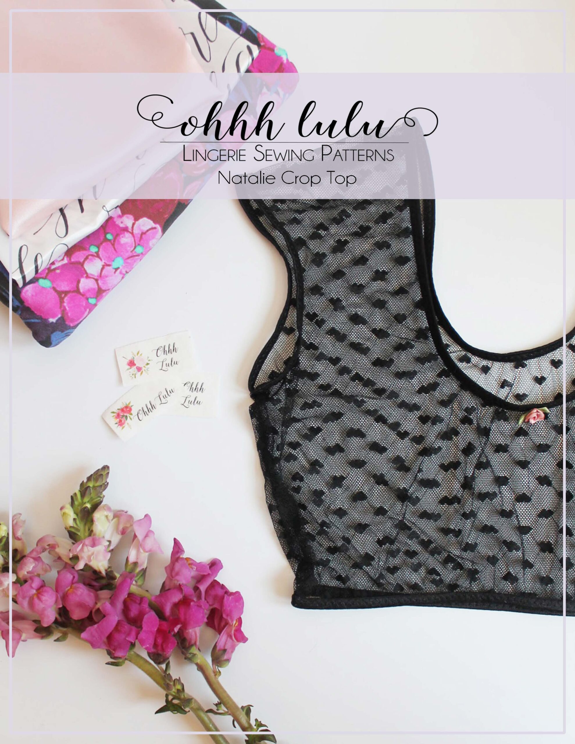 Natalie Crop Top Easy PDF Sewing Pattern - Image 2