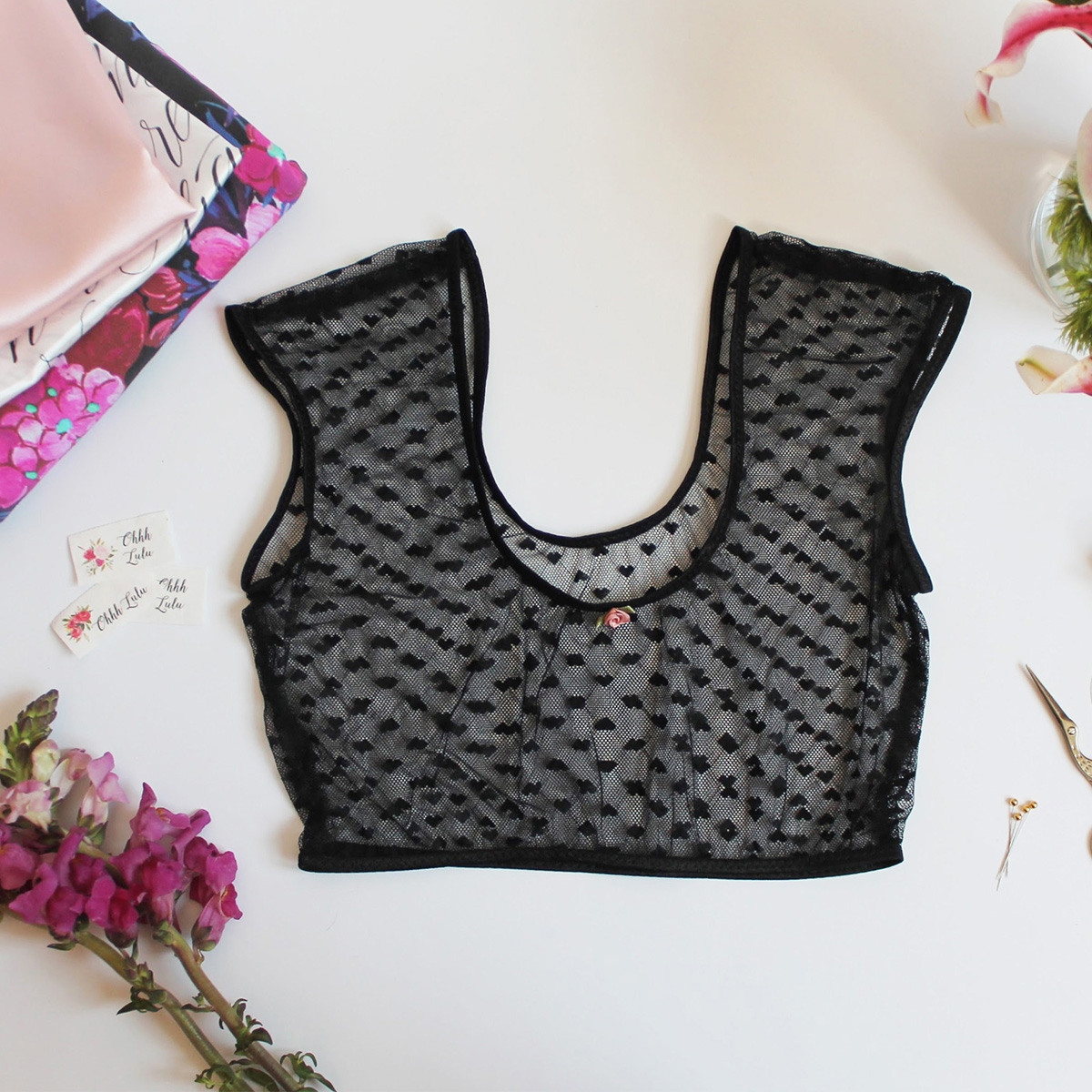 Natalie Crop Top Easy PDF Sewing Pattern