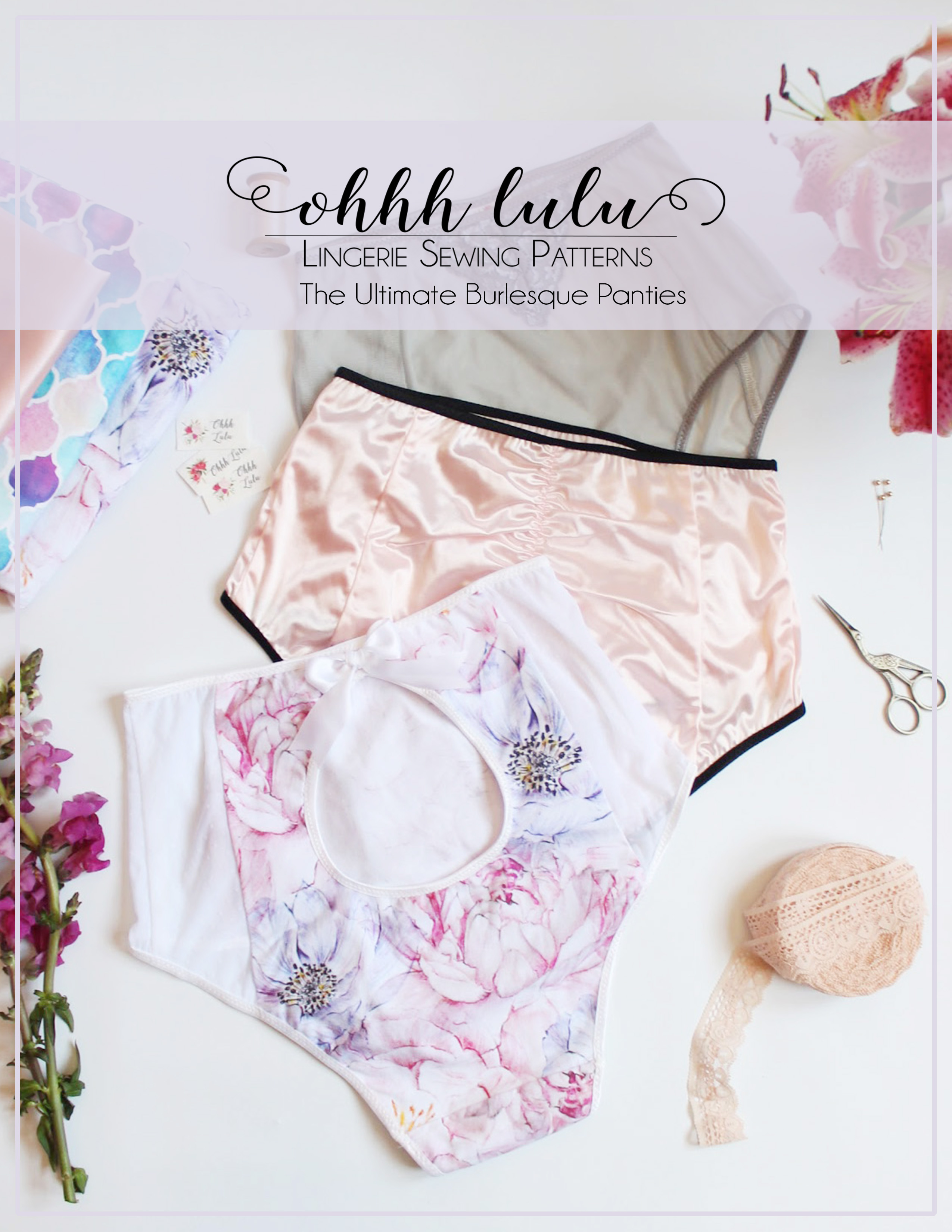 The Ultimate Burlesque High Waist Panties PDF Sewing Pattern – Ohhh Lulu