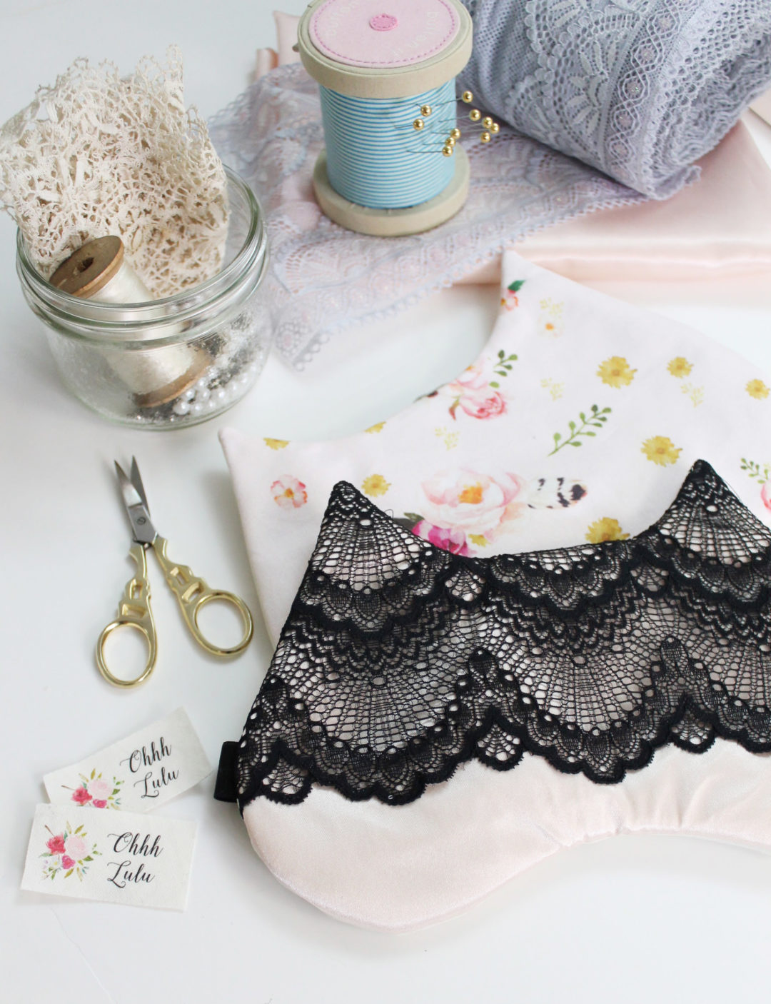 Free Kitty Sleep Mask PDF Sewing Pattern – Ohhh Lulu