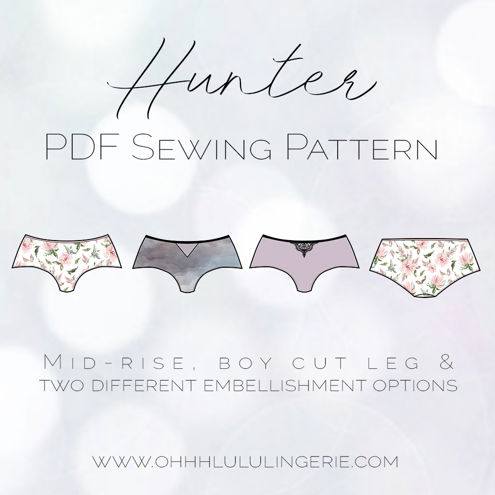 The Hunter Mid-Rise Boy Leg Panties PDF Sewing Pattern - Image 3