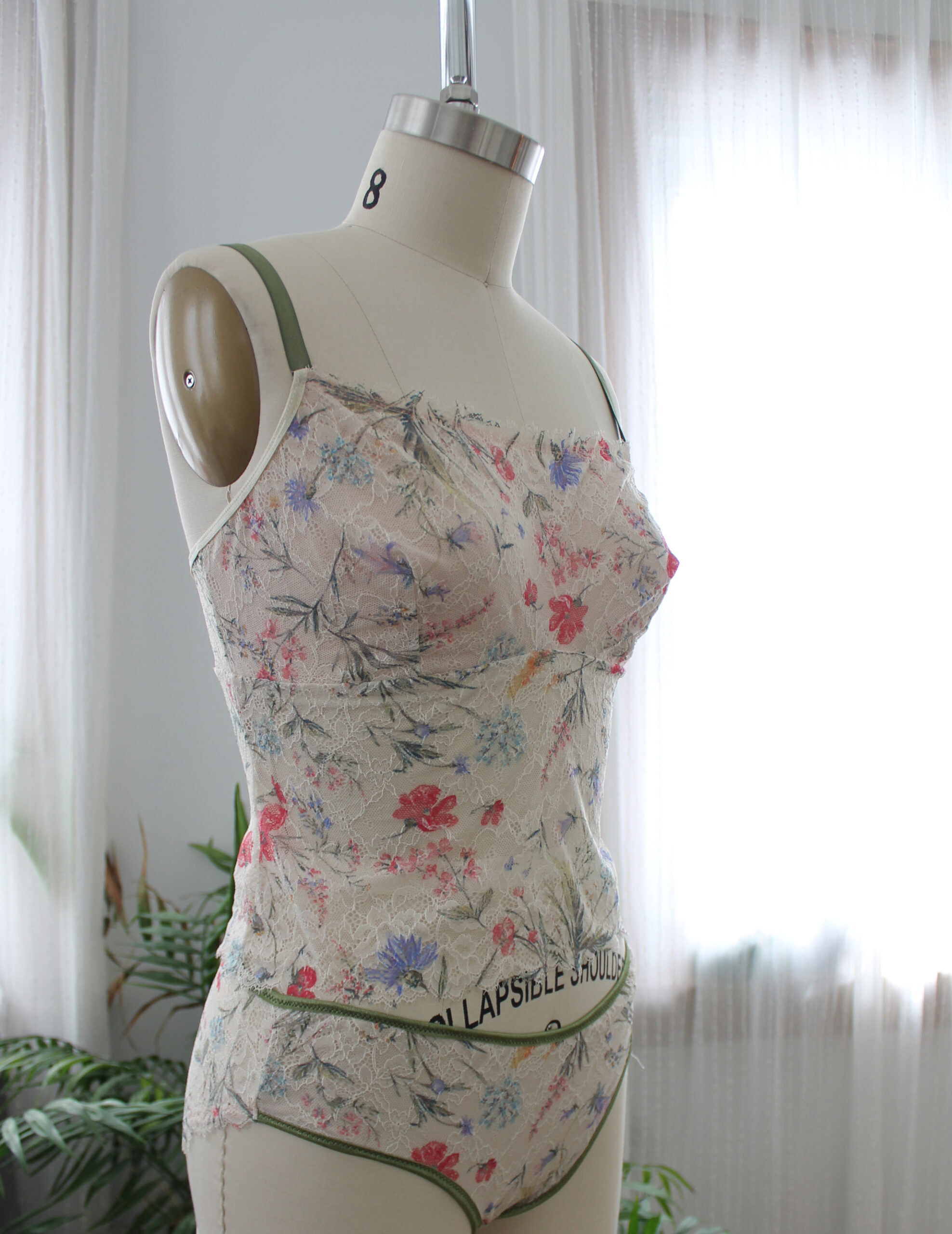 Meadow Lace Bralette and Camisole Digital Sewing Pattern - Image 8